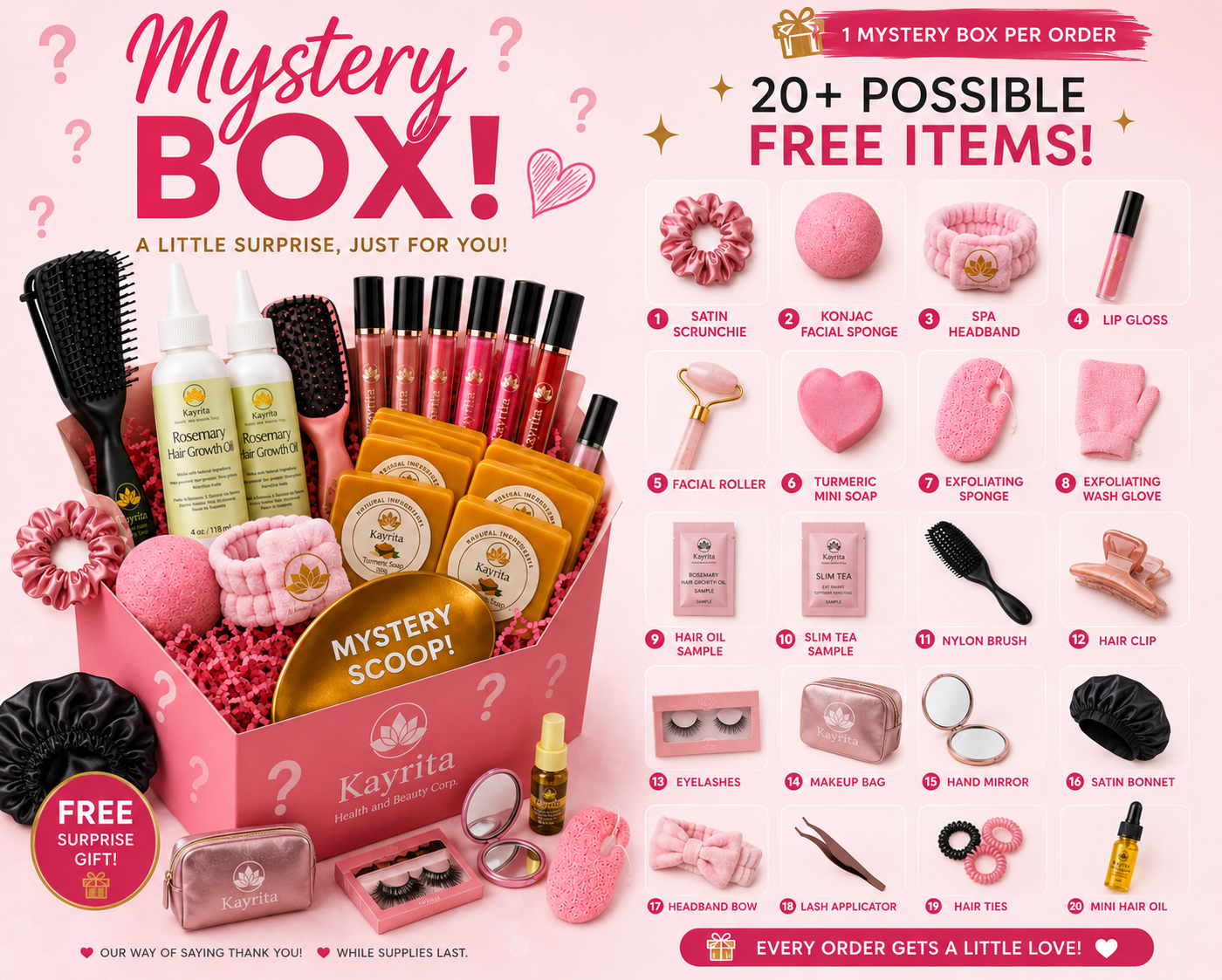 Kayrita Mystery Scoop Beauty Bundle | Surprise 