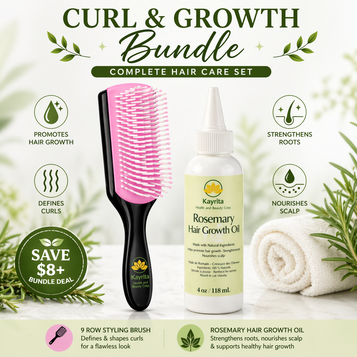 Complete Hair Care Bundle – Rosemary Hair 
