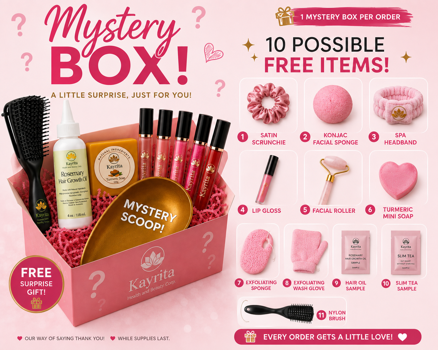 Kayrita Mystery Scoop Beauty Bundle | Surprise Beauty 