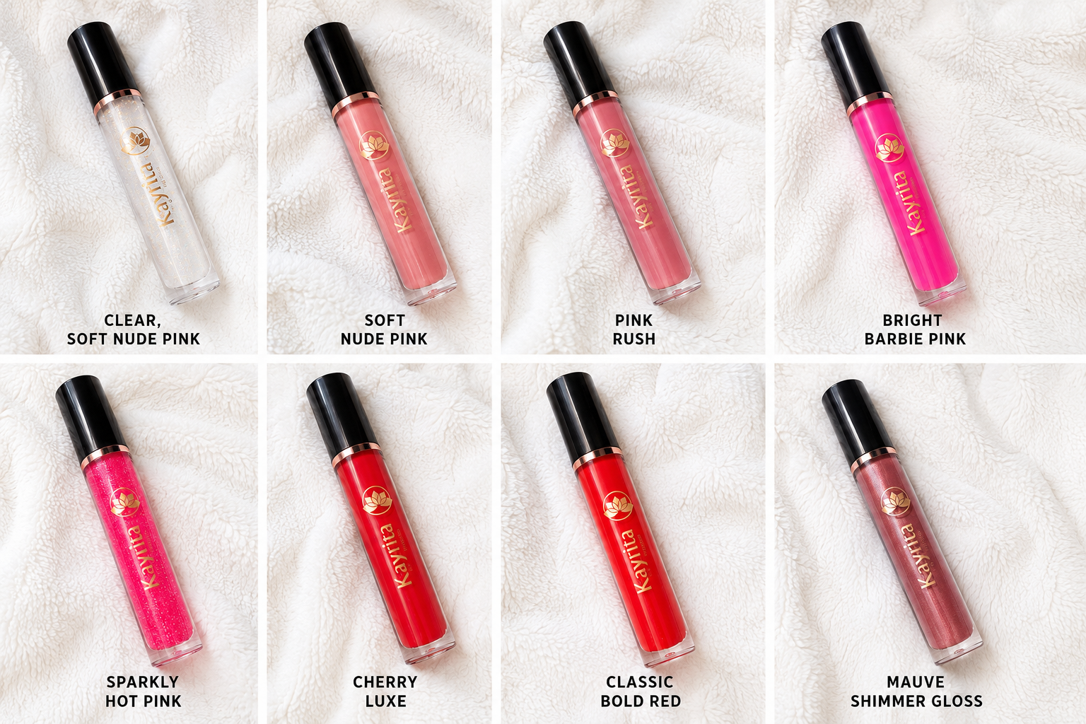 Kayrita High Shine Lip Gloss | Hydrating Non-Sticky Gloss